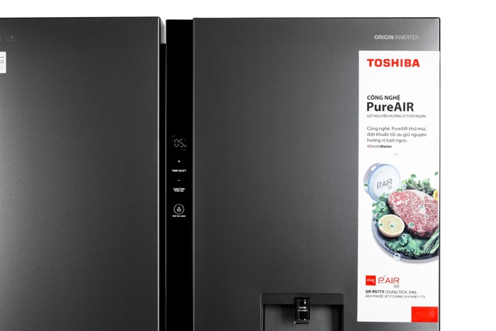 Tủ Lạnh Toshiba Inverter 596 Lít Side By Side GR-RS775WI-PMV(06)-MG